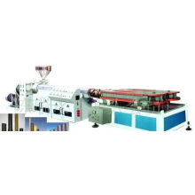 PE PP single wall corrugated pipe production line